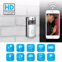Load image into Gallery viewer, Wireless Battery operated Wi-Fi Video Door Bell ...FREE INSTALL.....ONE YEAR WARRANTY