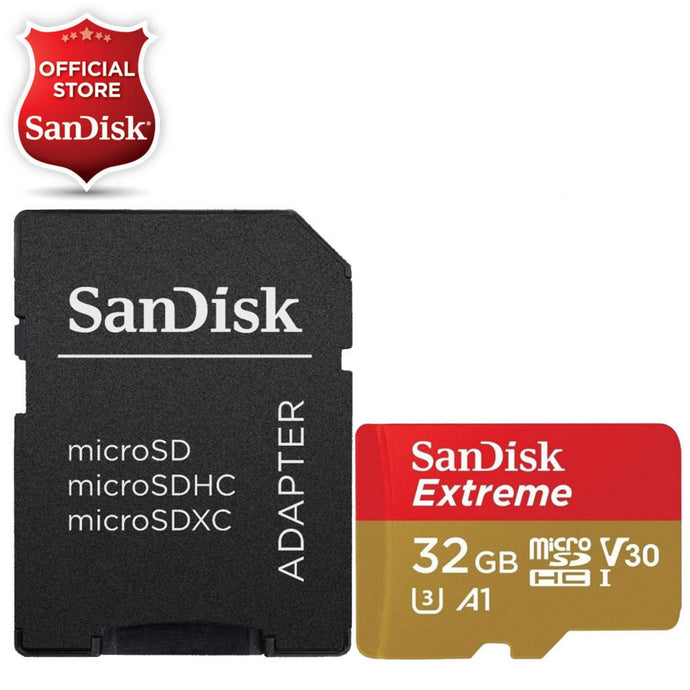32 gig Genuine Sandisk SD card with adapter